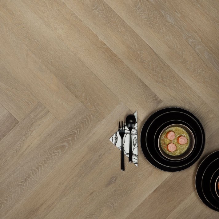 Douwes Dekker Ambitieus trendy visgraat klik pvc - honing