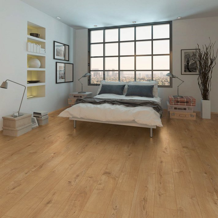 Actie laminaat - rechte plank sand