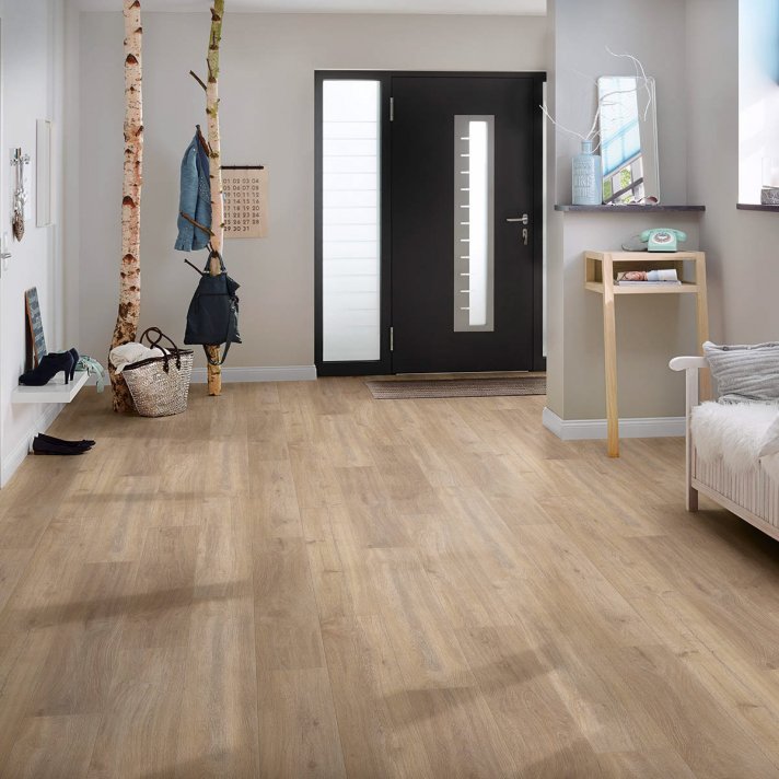 Actie laminaat - rechte plank white oil