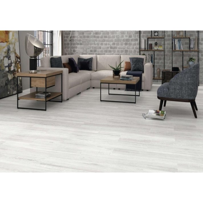 Actiepallet 65.52 m2 - Baltimore houtlook vloertegel 23x120 Blanco