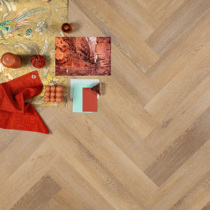 OTIUM visgraat plak pvc - ruby