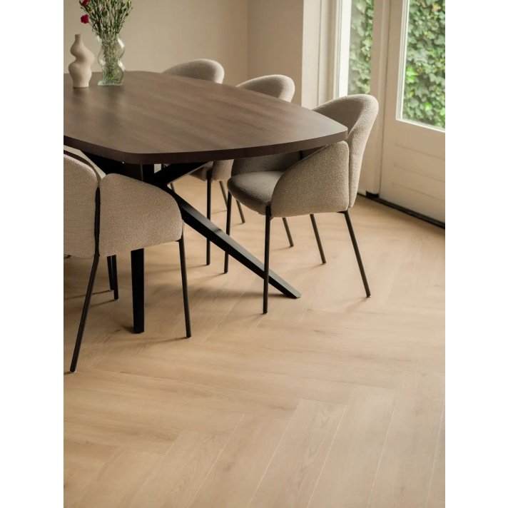 Floer Walvisgraat klik pvc - Bryde Bruin
