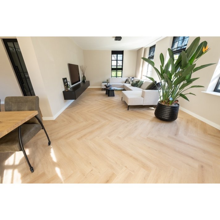 Floer Walvisgraat klik pvc – Cetus Crème