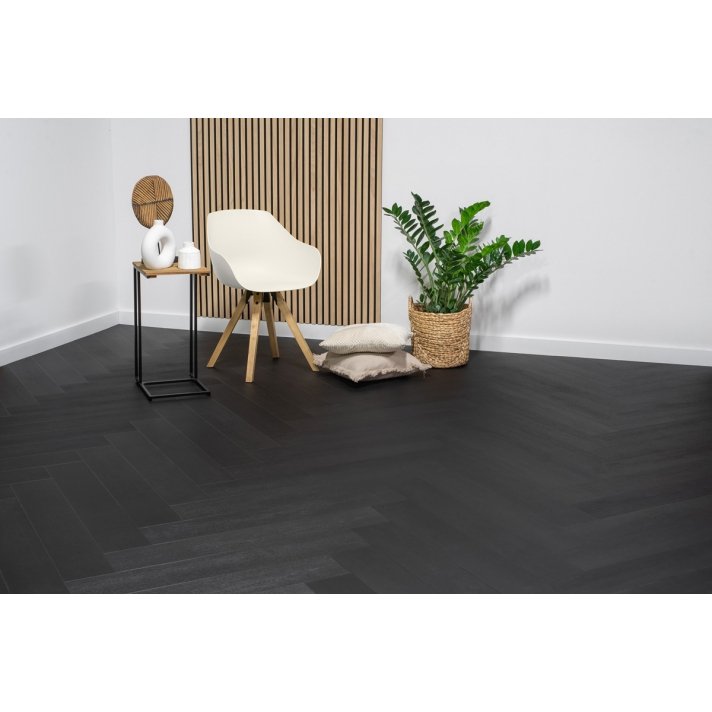 Floer Walvisgraat klik pvc – Zwaardvis Zwart