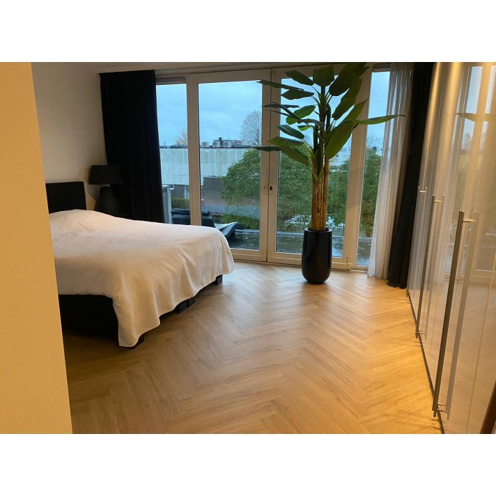 Hoomline Fusion visgraat oak flax plak pvc